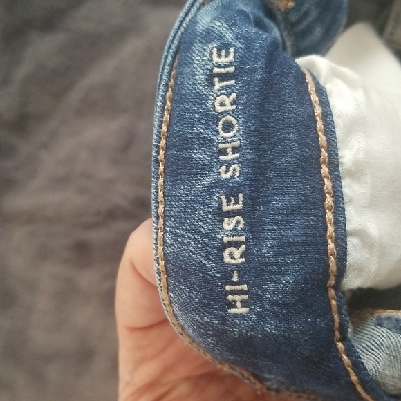 American eagle high rise shorties size 0 - Picture 4 of 4